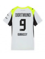 Borussia Dortmund Serhou Guirassy #9 Venkovní Dres pro Dámské 2025-26 Krátký Rukáv